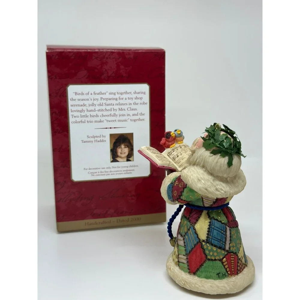 VTG NEW Hallmark Keepsake Toy Shop Serenade Santa Christmas Ornament Collectible